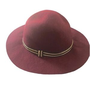 Urban Do Everything In Love Felted Wool Bucket Hat Chain Detail Boho One Size